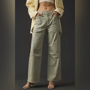 Pilcro Denim Blue and White Carpenter Pants